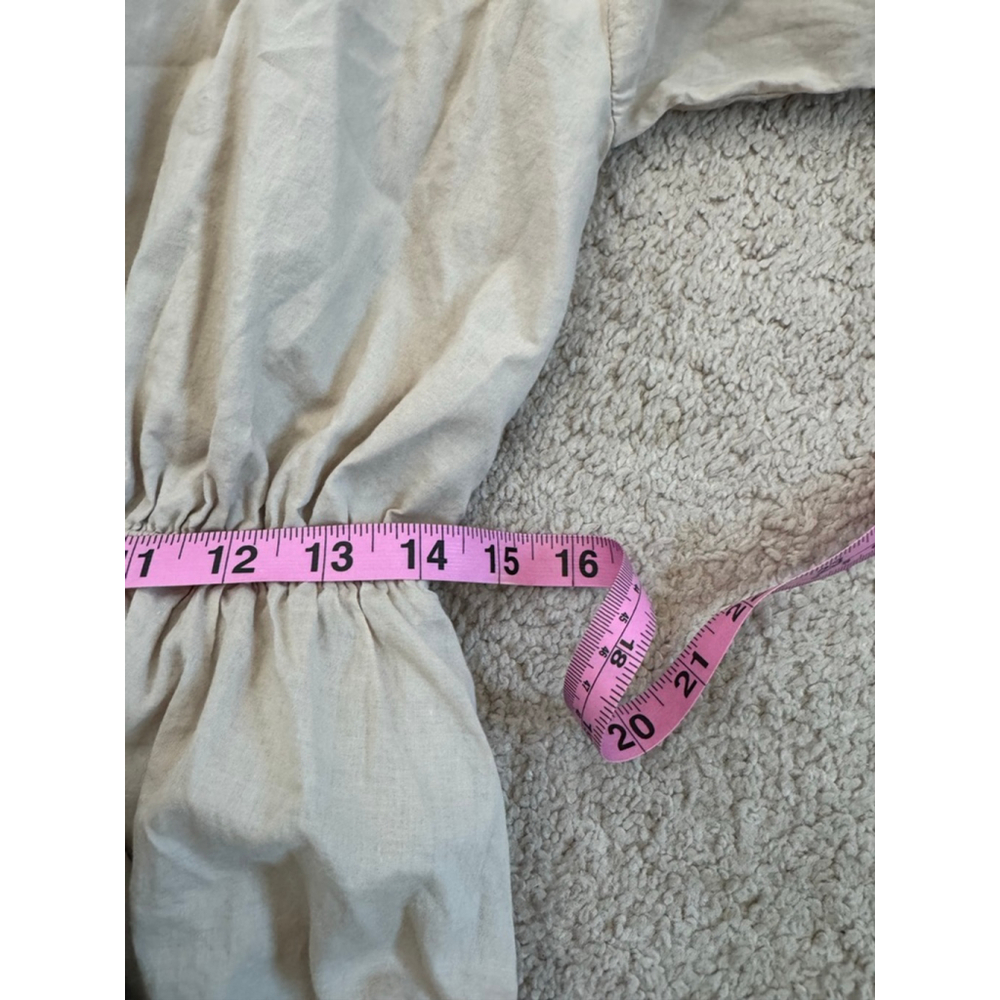 Women's ROOLEE Beige Midi Dress M - Picture 12 of 13